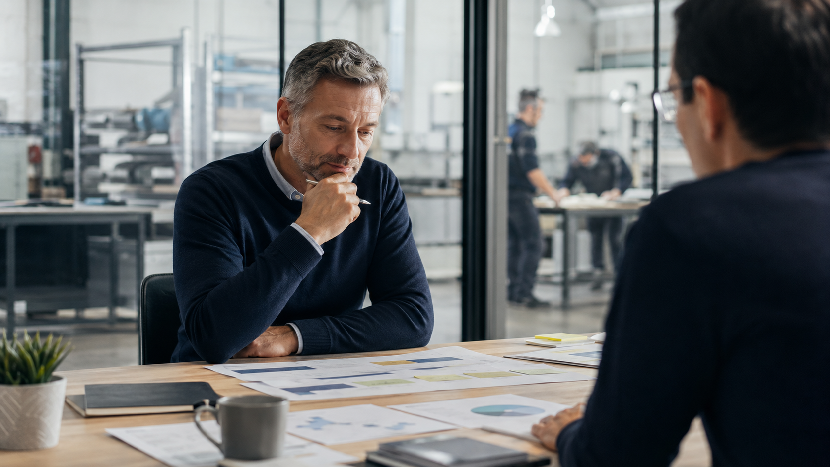 Dirigeant de PME reprenant du recul avec Thessalia
