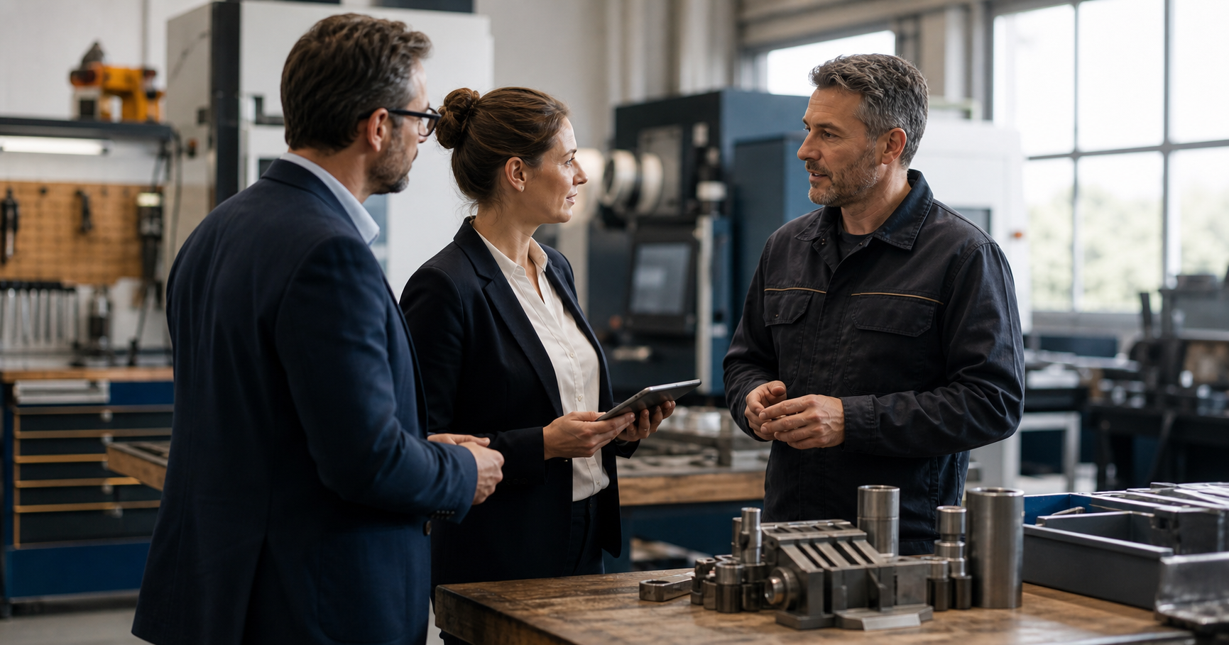 Repreneur d’entreprise avec une approche industrielle et humaine